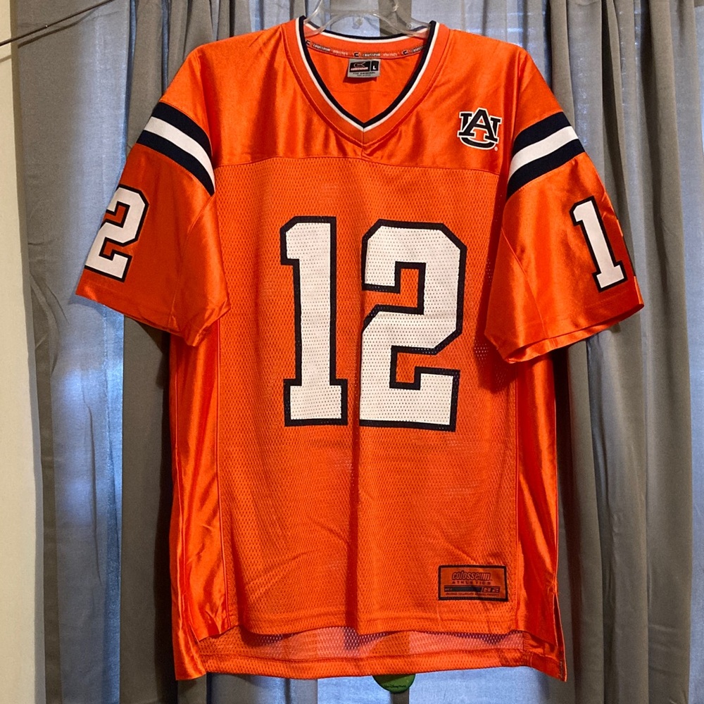 Auburn Colosseum Orange Athletic Jersey
SIZE Large 
WOMENS or MENS - Picture 10 of 10